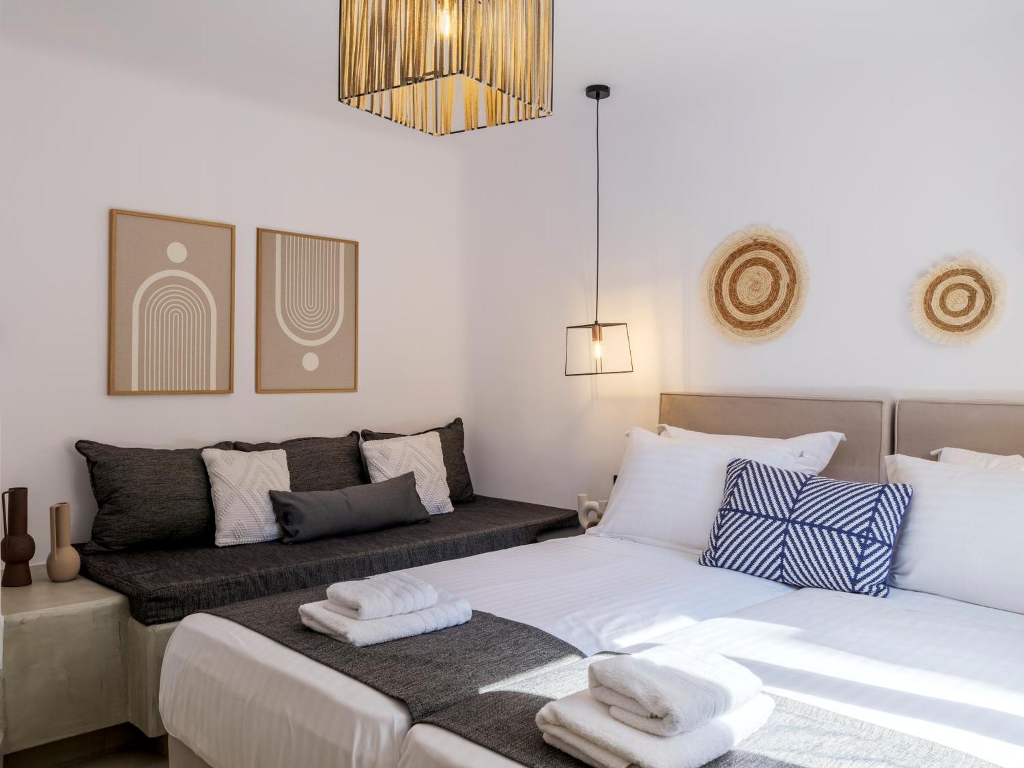 Sea Rock & Sky Private Mykonos Residence Merchia Beach Exterior photo